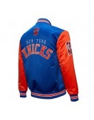 Primetime NY Knicks Royal and Orange Jacket