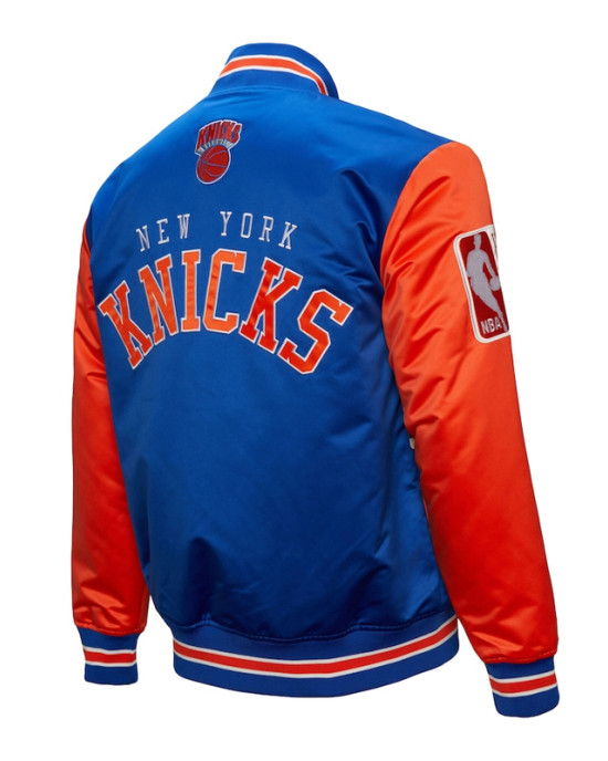 Primetime NY Knicks Royal and Orange Jacket Primetime NY Knicks Royal and Orange Jacket