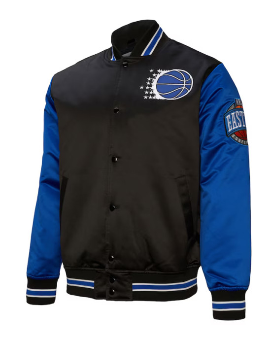 Primetime Orlando Magic Black and Blue Jacket Primetime Orlando Magic Black and Blue Jacket
