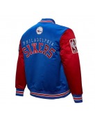 Primetime Philadelphia 76ers Royal and Red Jacket