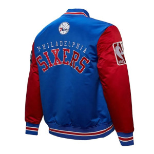 Primetime Philadelphia 76ers Royal and Red Jacket