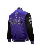 Primetime Sacramento Kings Purple and Black Jacket
