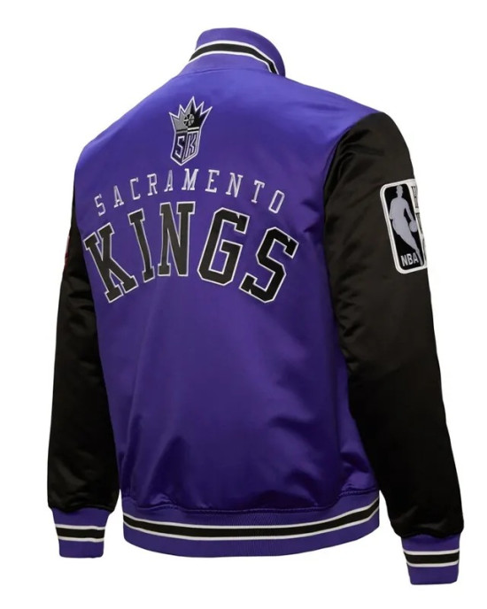 Primetime Sacramento Kings Purple and Black Jacket Primetime Sacramento Kings Purple and Black Jacket