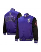 Primetime Sacramento Kings Purple and Black Jacket
