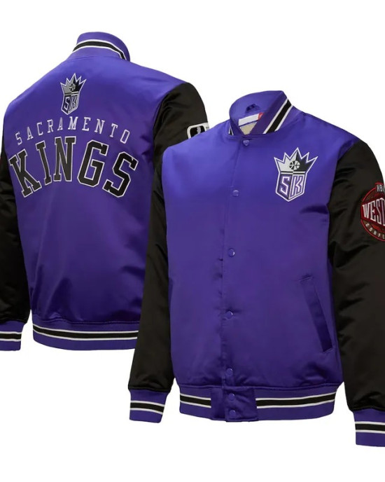 Primetime Sacramento Kings Purple and Black Jacket Primetime Sacramento Kings Purple and Black Jacket