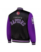 Primetime Toronto Raptors Black and Purple Jacket