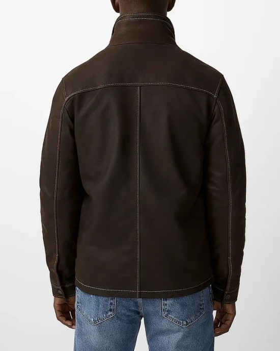 Providence Falls Liam O’Conner Double Collar Leather Jacket