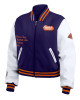 Purple/White Phoenix Suns Varsity Full-Zip Jacket