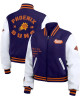 Purple/White Phoenix Suns Varsity Full-Zip Jacket