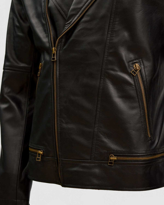 Quilted Soft Sheep Leather Jacket Quilted Soft Sheep Leather Jacket