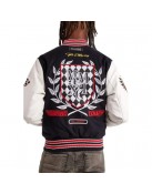 Racing Smoke Rise Wool Varsity Jacket