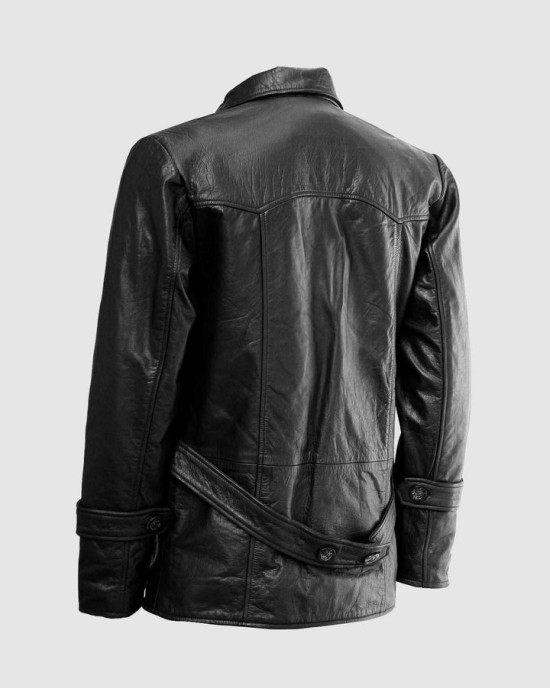 Reefer Black Leather Jacket Reefer Black Leather Jacket