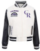 Retro Classic Rib Wool Colorado Rockies Varsity Jacket Retro Classic Rib Wool Colorado Rockies Varsity Jacket