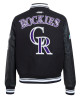 Retro Classic Rib Wool Colorado Rockies Varsity Jacket Retro Classic Rib Wool Colorado Rockies Varsity Jacket