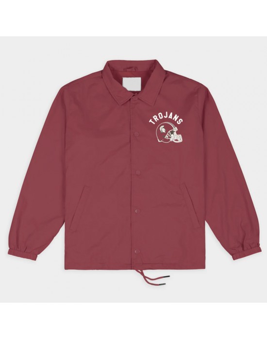 Retro Troy State Trojans Football Coaches Jacket