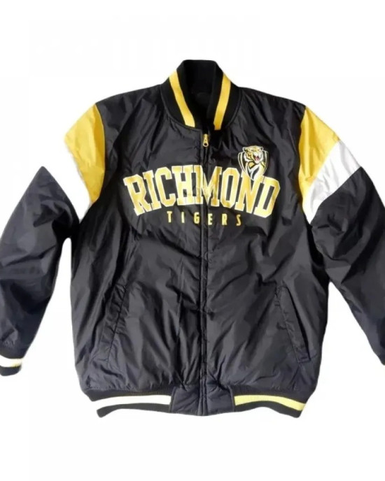 Richmond Tigers Striped Black Jacket Richmond Tigers Striped Black Jacket