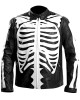 Rob Zombie Skeleton Bones Skull Black Leather Jacket Rob Zombie Skeleton Bones Skull Black Leather Jacket