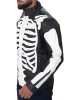 Rob Zombie Skeleton Bones Skull Black Leather Jacket Rob Zombie Skeleton Bones Skull Black Leather Jacket