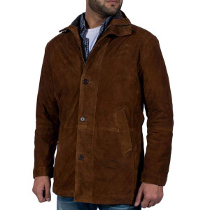 Robert Taylor Sheriff Longmire Suede Coat