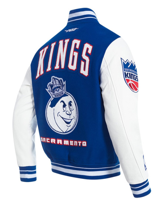 Sacramento Kings 2024/25 City Edition Chenille Blue Varsity Jacket Sacramento Kings 2024/25 City Edition Chenille Blue Varsity Jacket