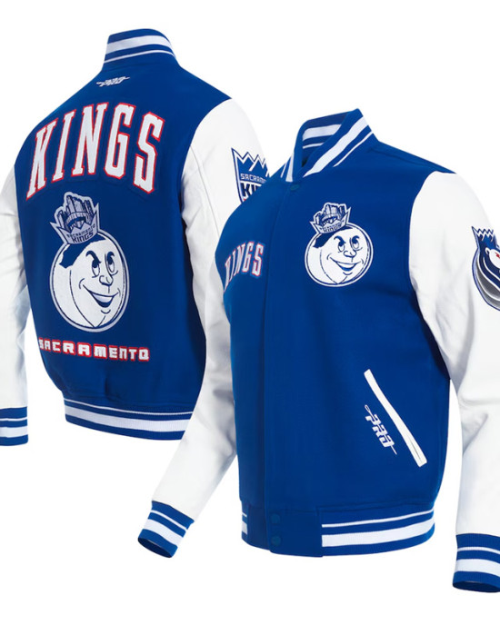 Sacramento Kings 2024/25 City Edition Chenille Blue Varsity Jacket Sacramento Kings 2024/25 City Edition Chenille Blue Varsity Jacket