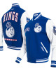 Sacramento Kings 2024/25 City Edition Chenille Blue Varsity Jacket Sacramento Kings 2024/25 City Edition Chenille Blue Varsity Jacket