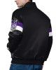 Sacramento Kings Triple Option Varsity Satin Jacket