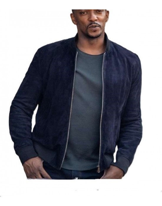 Sam Wilson Blue Bomber Jacket Captain America Brave New World