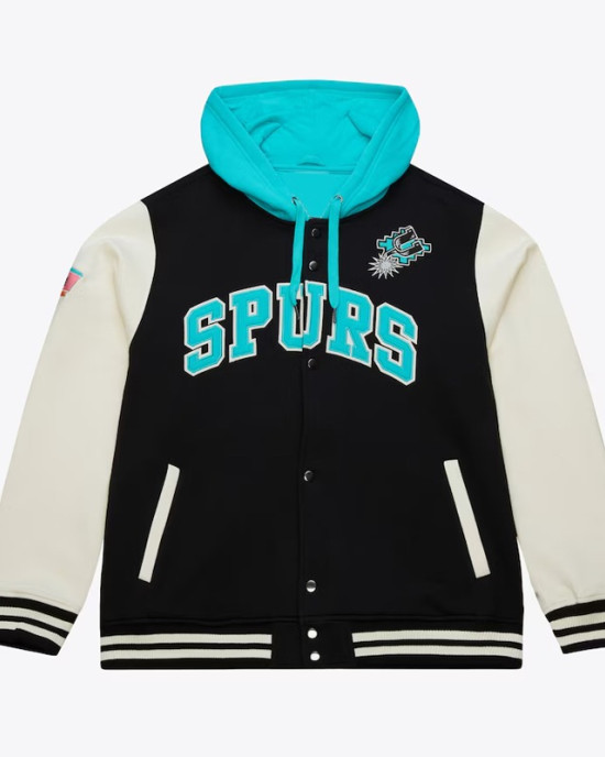 San Antonio Spurs Courtside Varsity Fleece Jacket
