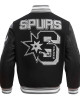 San Antonio Spurs Mashup Classic Rib Varsity Jacket San Antonio Spurs Mashup Classic Rib Varsity Jacket