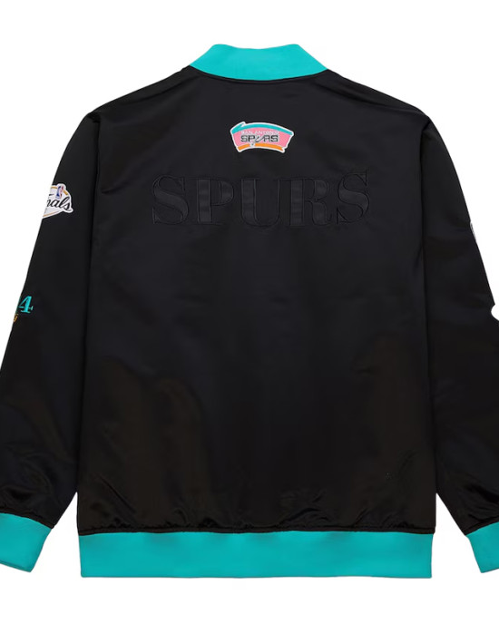 San Antonio Spurs OG 3.0 Lightweight Black Satin Jacket San Antonio Spurs OG 3.0 Lightweight Black Satin Jacket