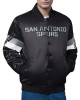 San Antonio Spurs Triple Option Varsity Satin Jacket