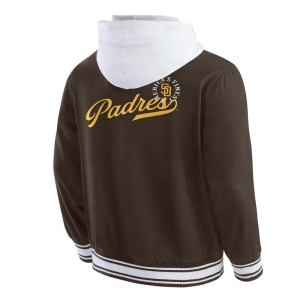 San Diego Padres Brown Cotton Hooded Jacket
