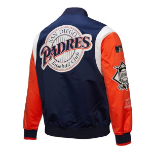 San Diego Padres Cooperstown Team Origins Satin Jacket
