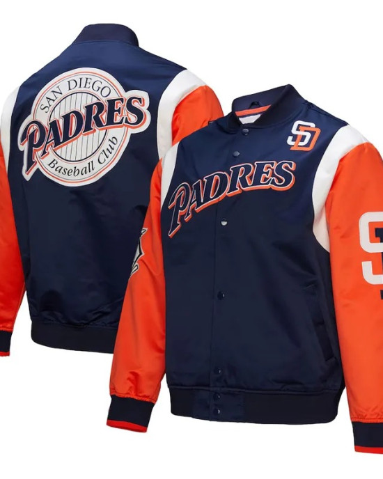 San Diego Padres Cooperstown Team Origins Satin Jacket San Diego Padres Cooperstown Team Origins Satin Jacket