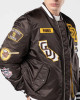 San Diego Padres Full-Zip Brown Bomber Jacket