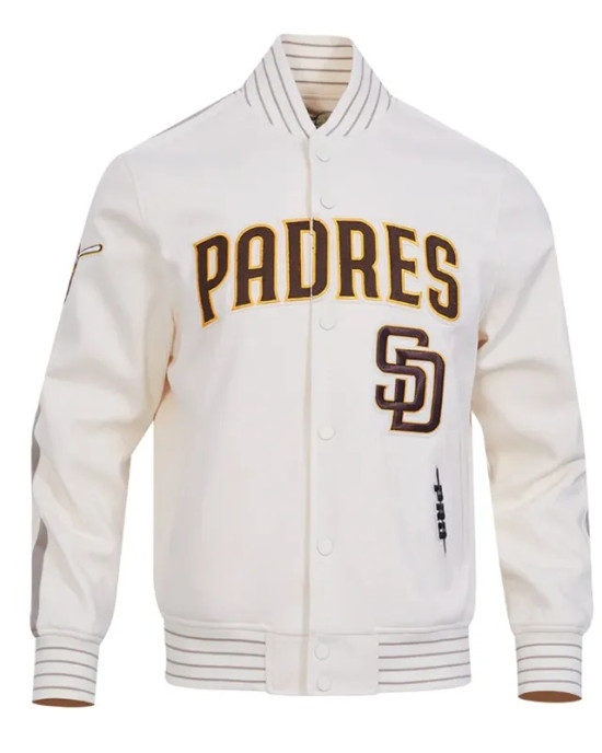 San Diego Padres Logo Game Day Eggshell Jacket