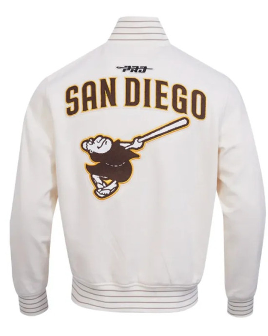 San Diego Padres Logo Game Day Eggshell Jacket
