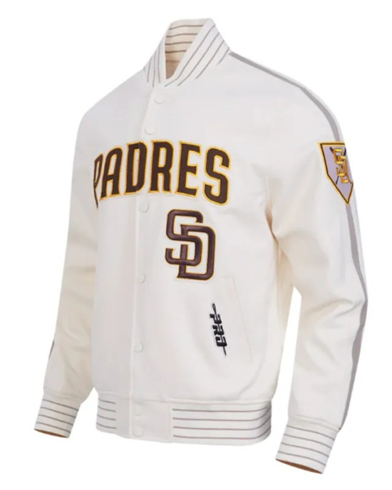 San Diego Padres Logo Game Day Eggshell Jacket