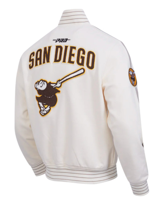 San Diego Padres Logo Game Day Eggshell Jacket