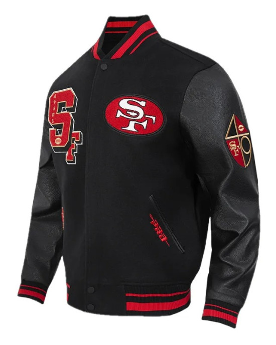 San Francisco 49ers Best of Classic Rib Varsity Jacket
