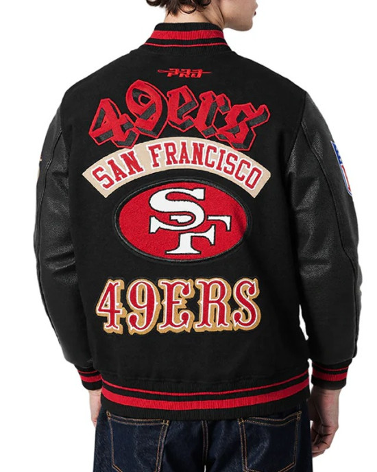 San Francisco 49ers Best of Classic Rib Varsity Jacket