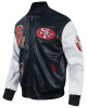 San Francisco 49ers Best Of Men's Leather Varsity Jacket