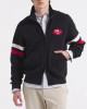 San Francisco 49ers Black Striped Fleece Jacket San Francisco 49ers Black Striped Fleece Jacket