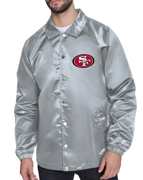 San Francisco 49ers Coaches Windbreaker Jacket San Francisco 49ers Coaches Windbreaker Jacket