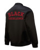 San Francisco 49ers Excellence Black Full-Zip Unisex Satin Jacket San Francisco 49ers Excellence Black Full-Zip Unisex Satin Jacket
