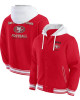San Francisco 49ers Scarlet Cotton Hooded Jacket San Francisco 49ers Scarlet Cotton Hooded Jacket