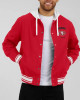 San Francisco 49ers Scarlet Cotton Hooded Jacket San Francisco 49ers Scarlet Cotton Hooded Jacket