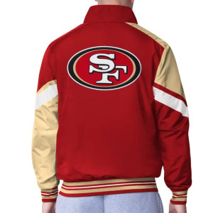 San Francisco 49ers Strong Arm Scarlet Full-Zip Jacket