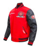 San Francisco 49ers Team Badge Classic Rib Varsity Jacket